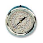 Manometer vysokotlaký plnený olejom Ø60mm, R22-134a-404A-407C ML60/38C4S/A8 Wigam